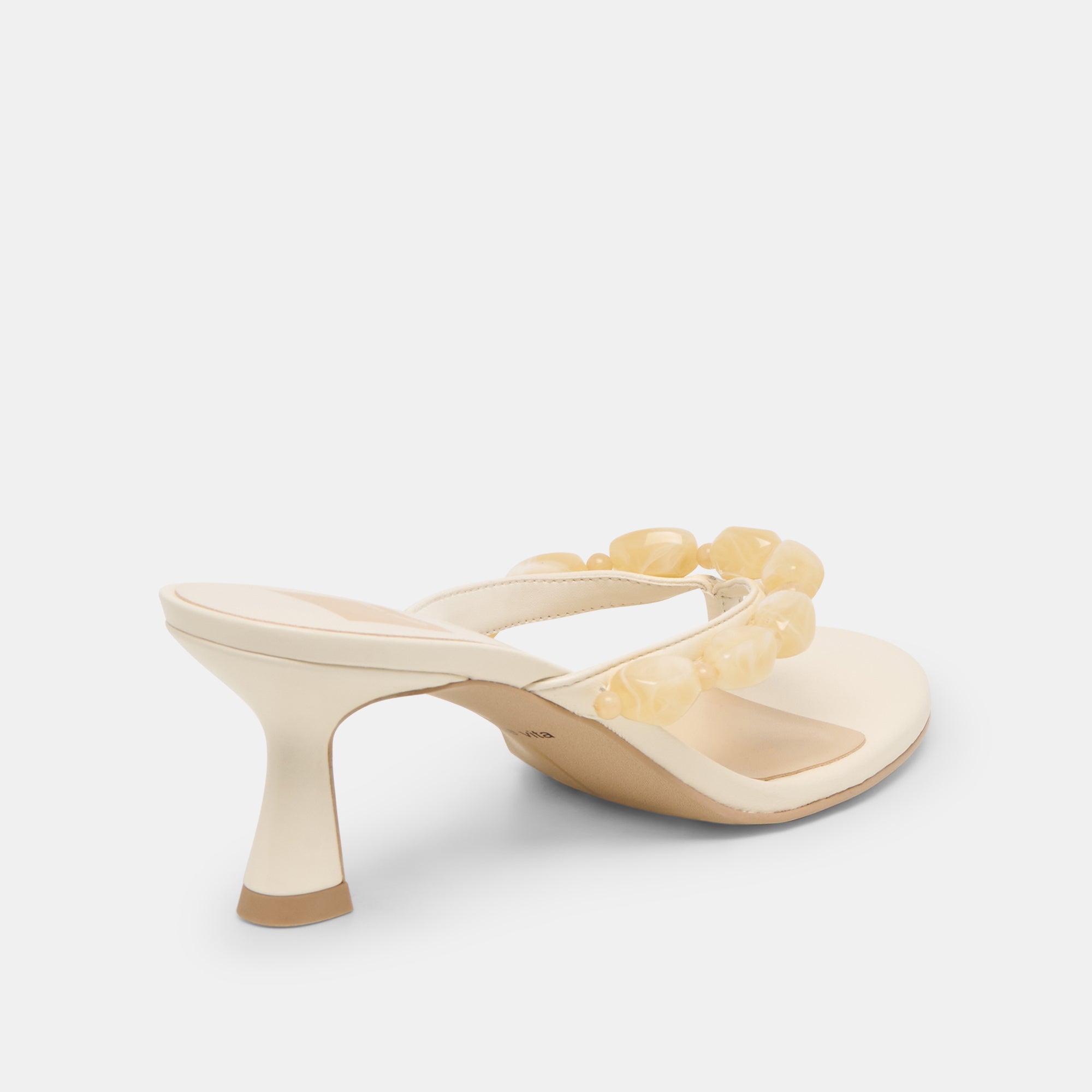 Dolce Vita SHOES | Daksie Off White Leather Heels