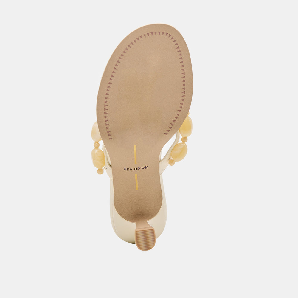 Dolce Vita SHOES | Daksie Off White Leather Heels