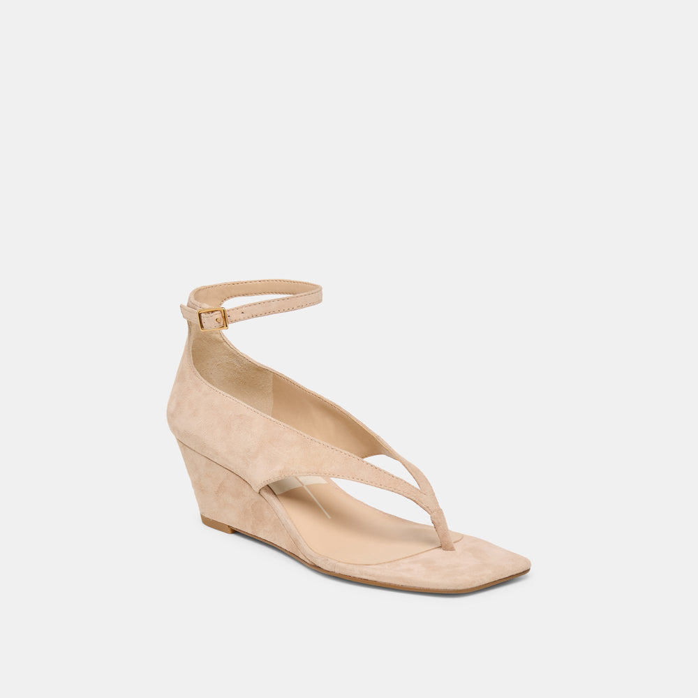 Dolce Vita SHOES | Quinny Bamboo Suede Wedges