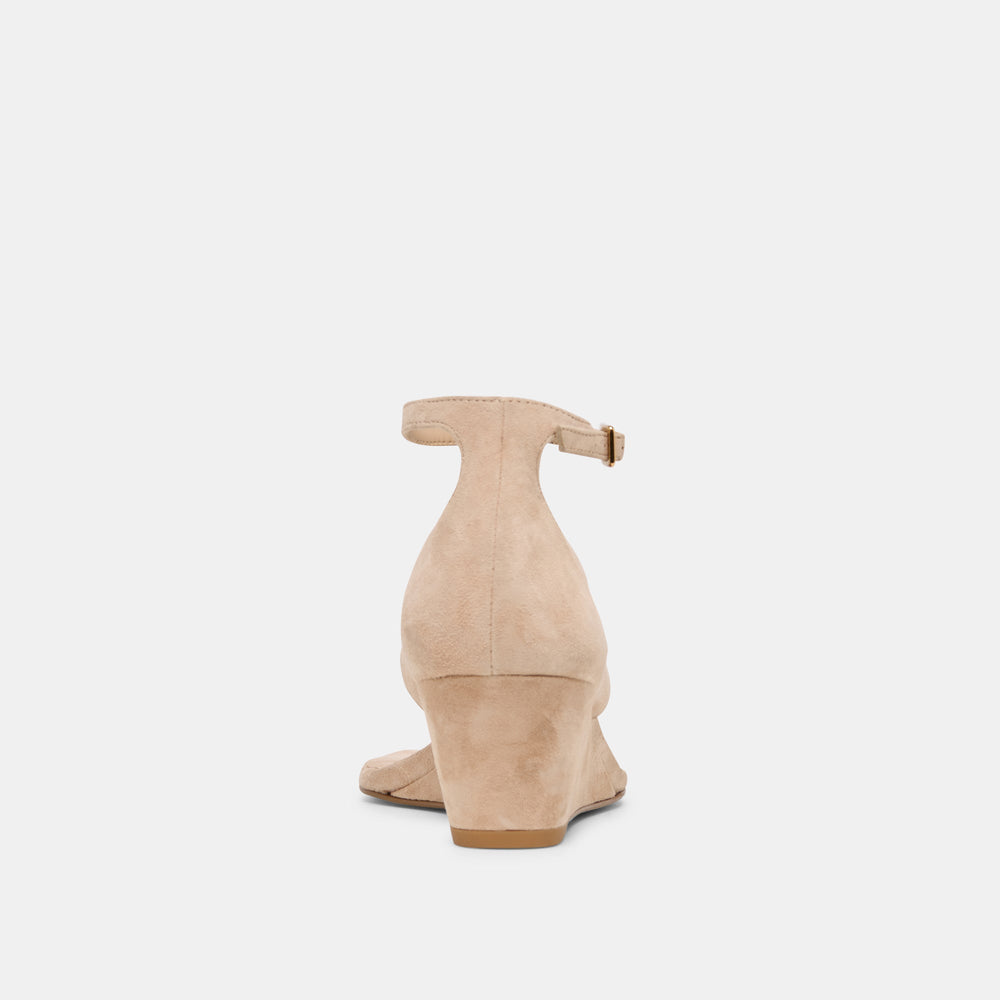 Dolce Vita SHOES | Quinny Bamboo Suede Wedges