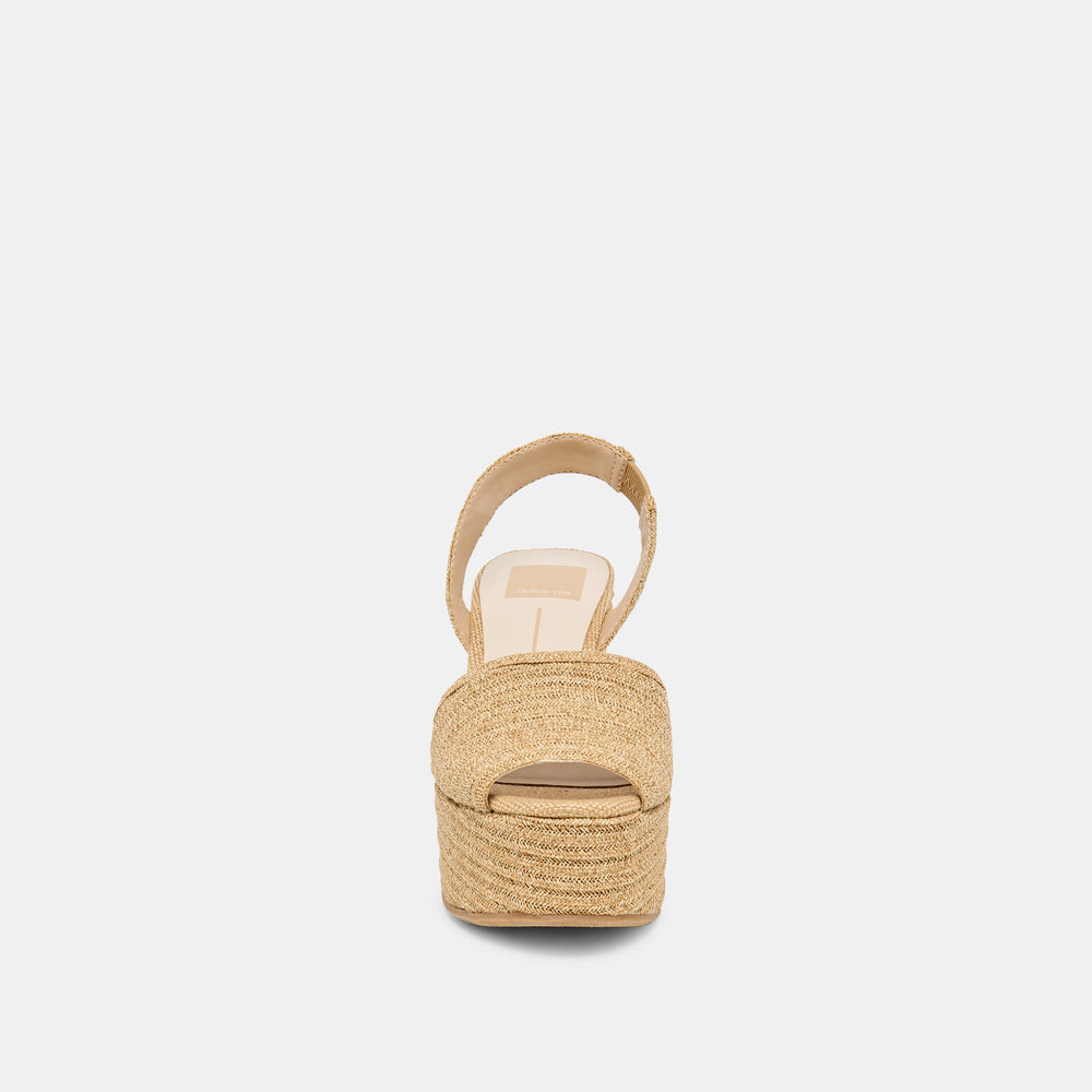Dolce Vita SHOES | Akera Natural Raffia Wedges