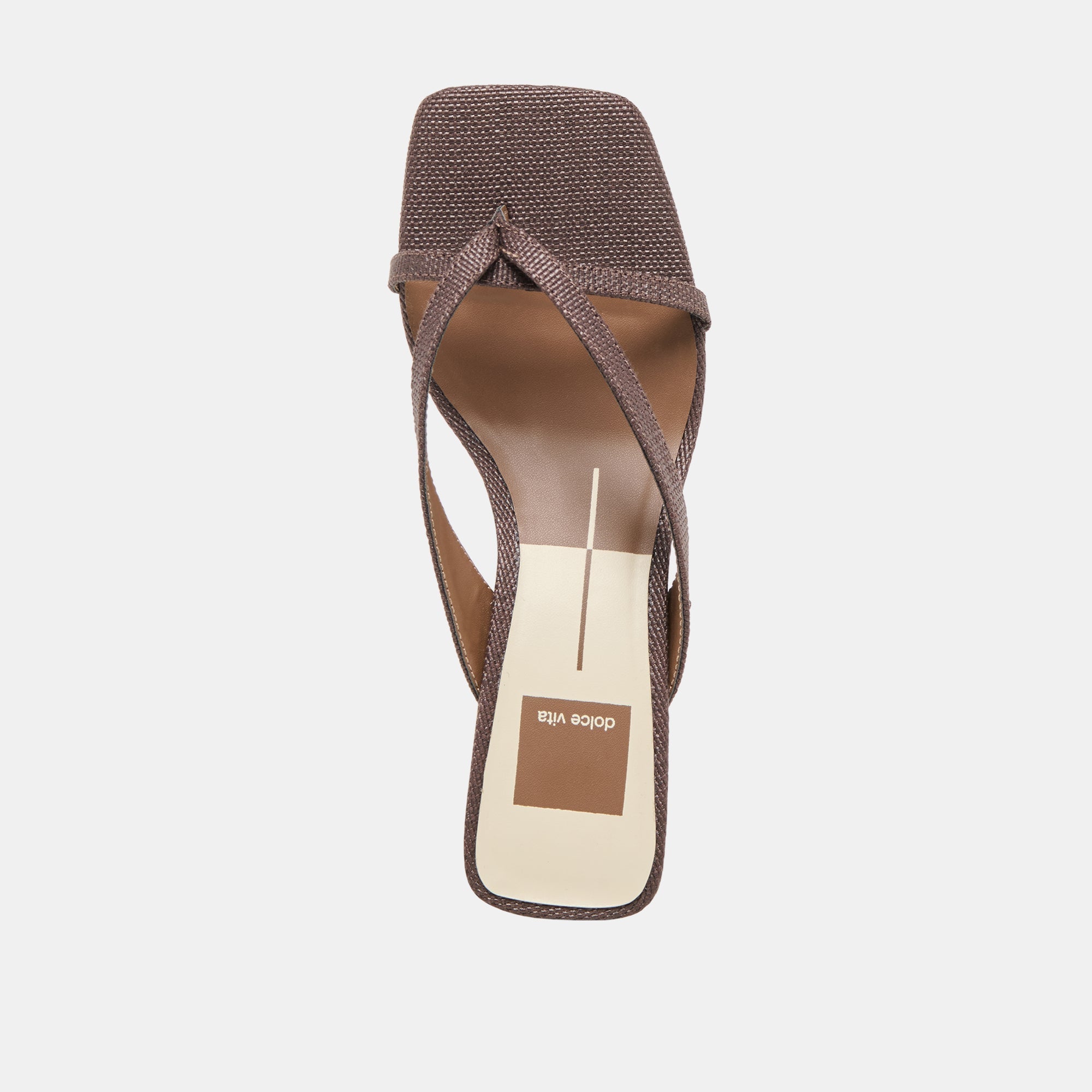 Dolce Vita SHOES | Brevel Chocolate Raffia Heels