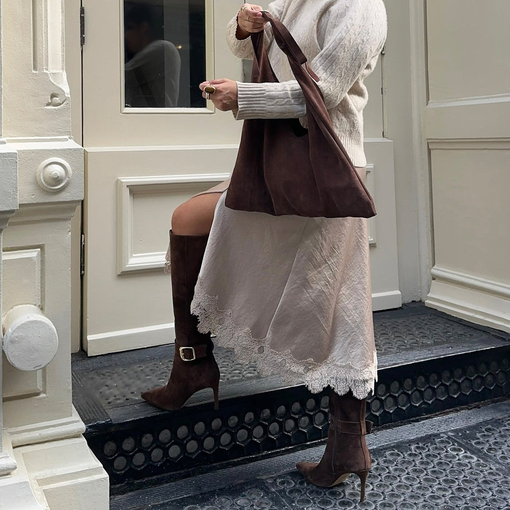 Dolce Vita SHOES | KINZY BOOTS DK BROWN SUEDE
 – Dolce Vita