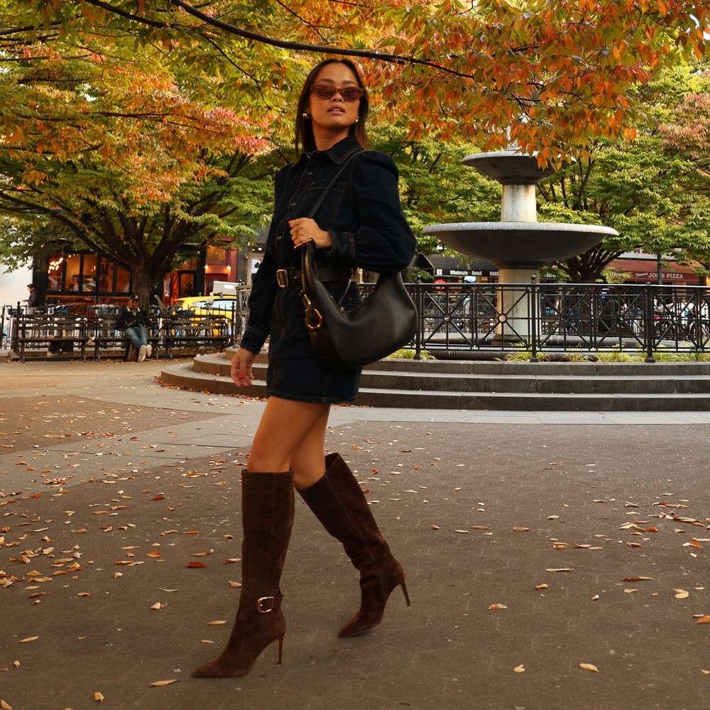 Dolce Vita SHOES | KINZY BOOTS DK BROWN SUEDE
 – Dolce Vita