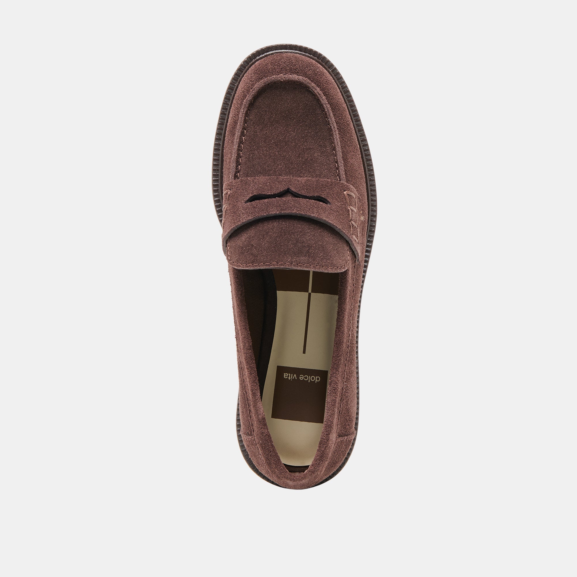 Dolce Vita SHOES | Tiggy Mahogany Suede Loafers