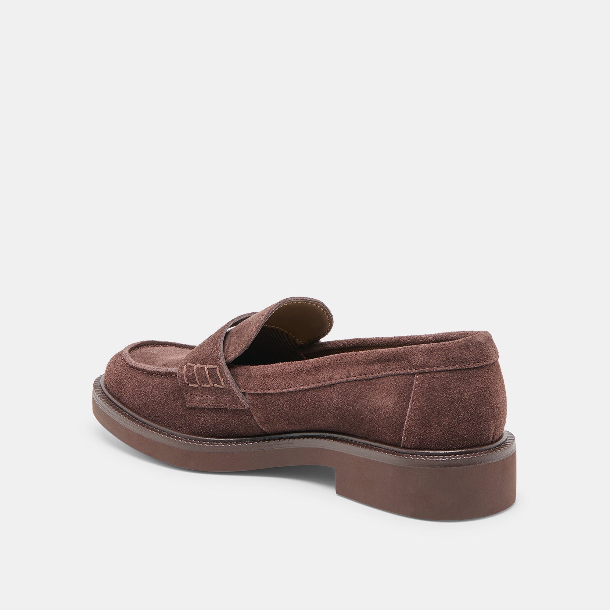 Dolce Vita SHOES | Tiggy Mahogany Suede Loafers