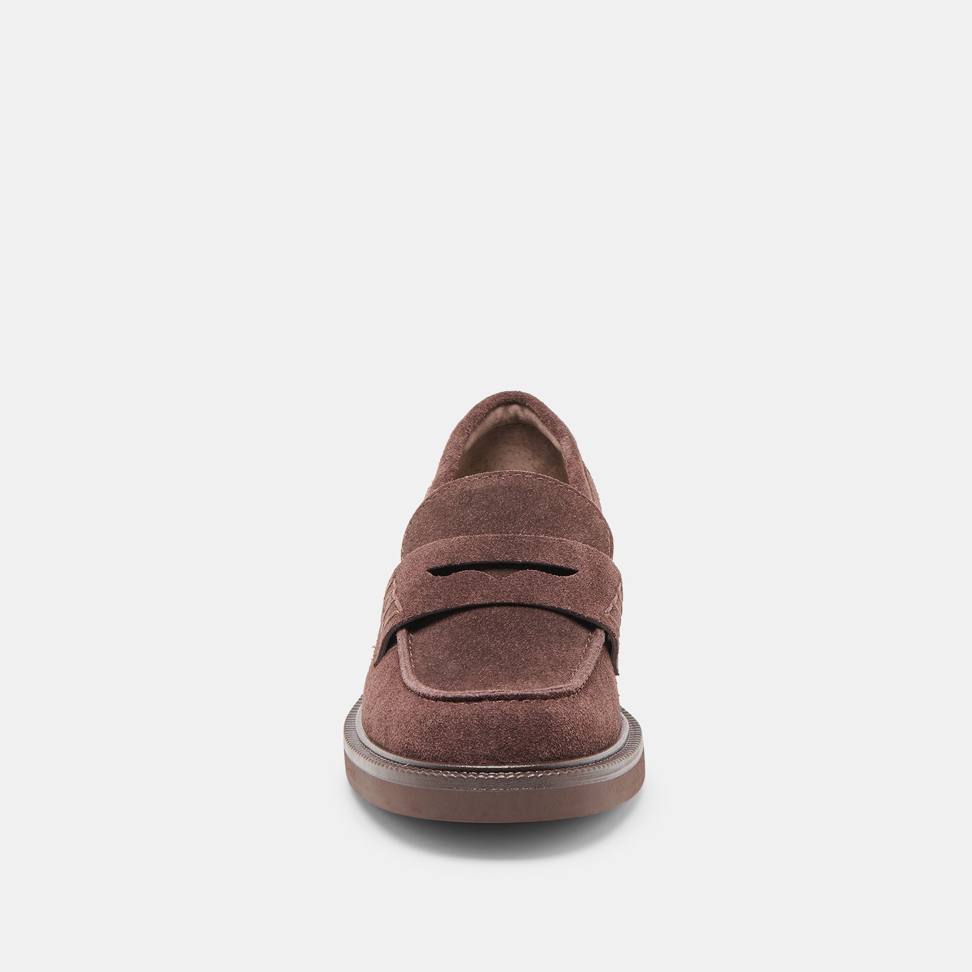 Dolce Vita SHOES | Tiggy Mahogany Suede Loafers