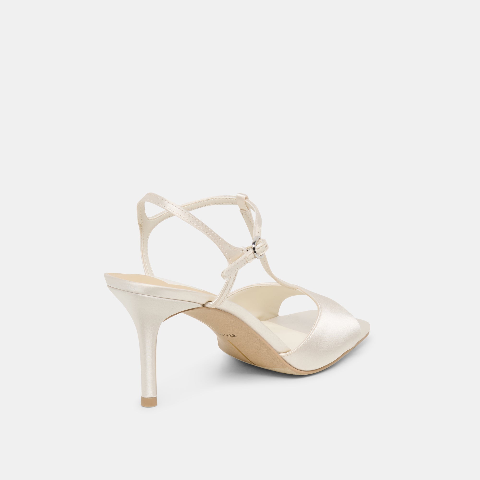 Dolce Vita SHOES | Hilery Off White Satin Heels