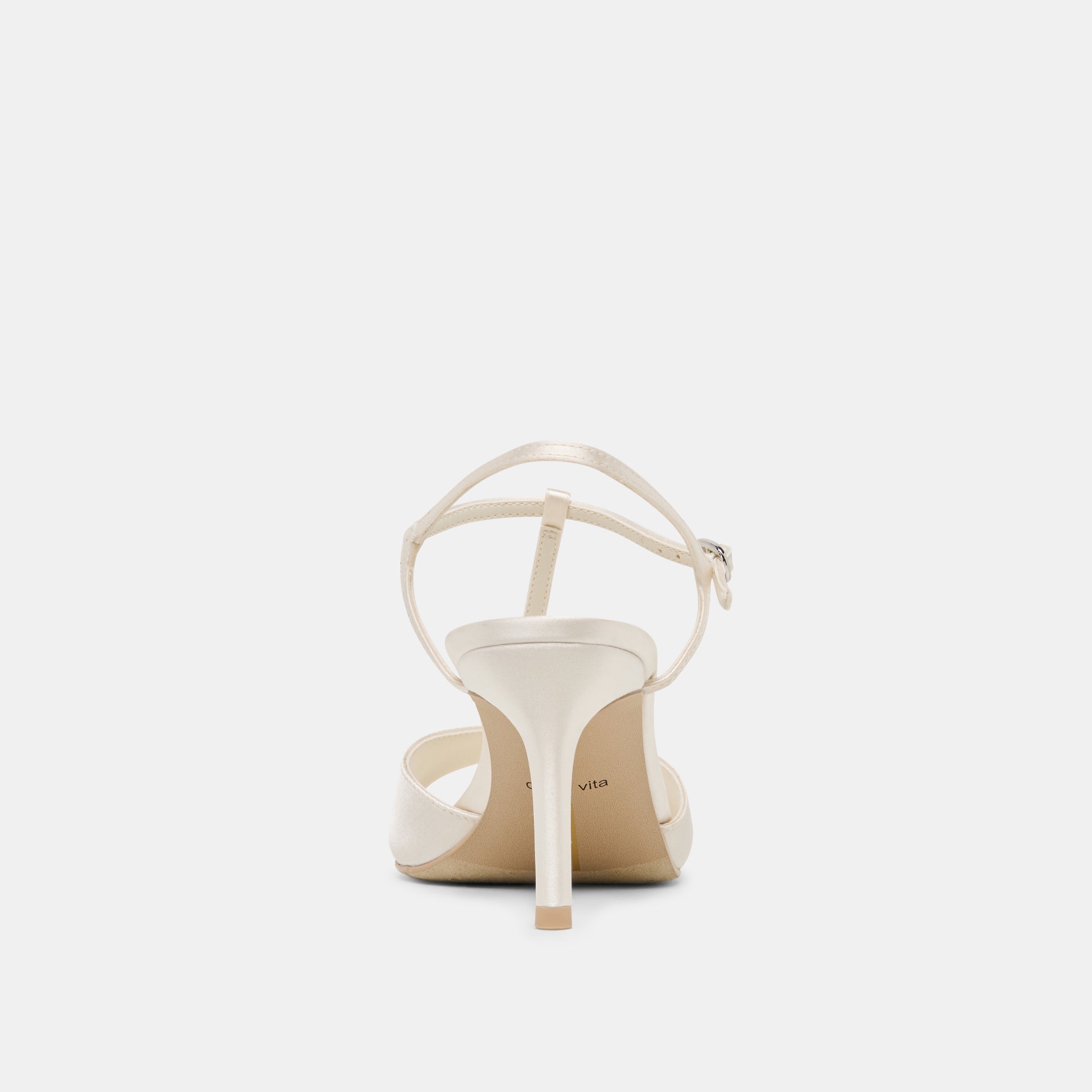 Dolce Vita SHOES | Hilery Off White Satin Heels