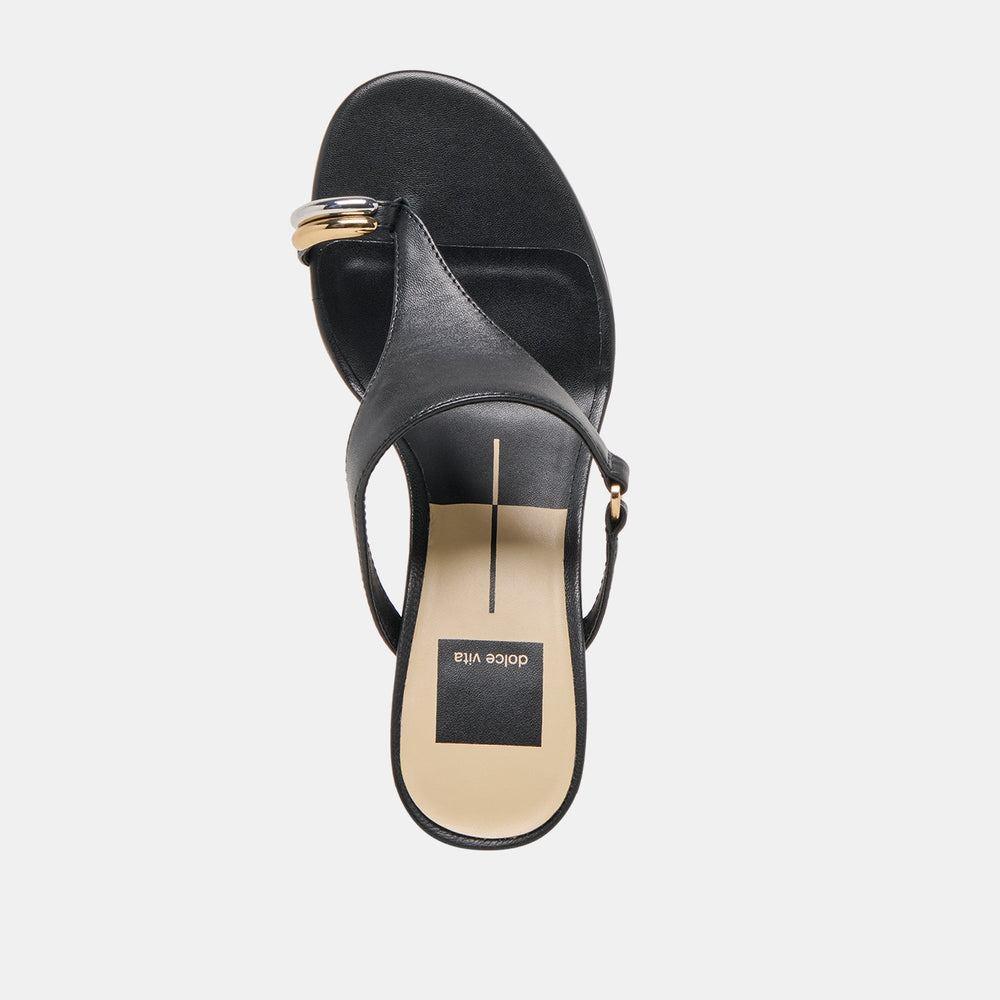 Dolce Vita SHOES | Derrel Black Leather Heels