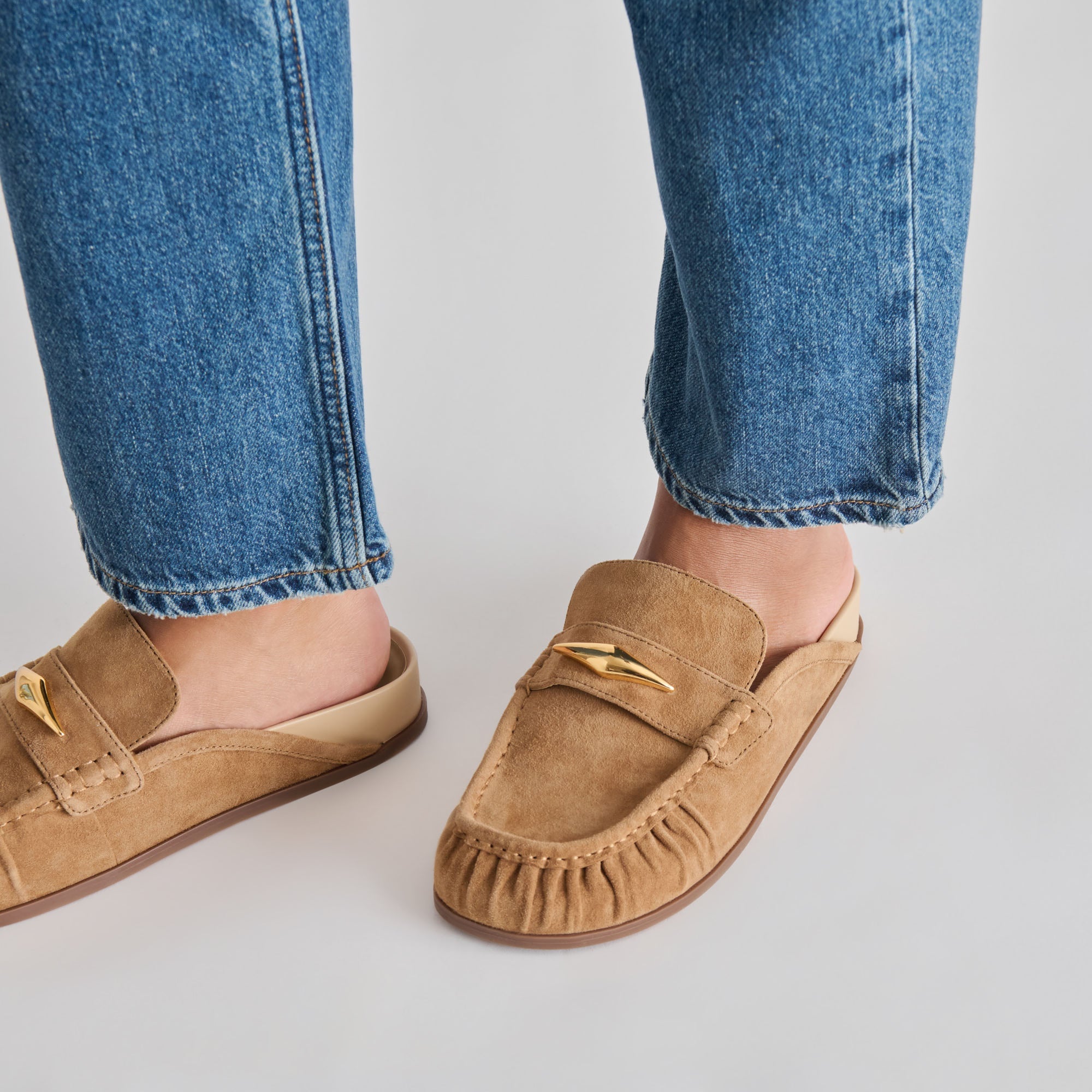 Dolce Vita SHOES | Jodero Lt Brown Suede Flats