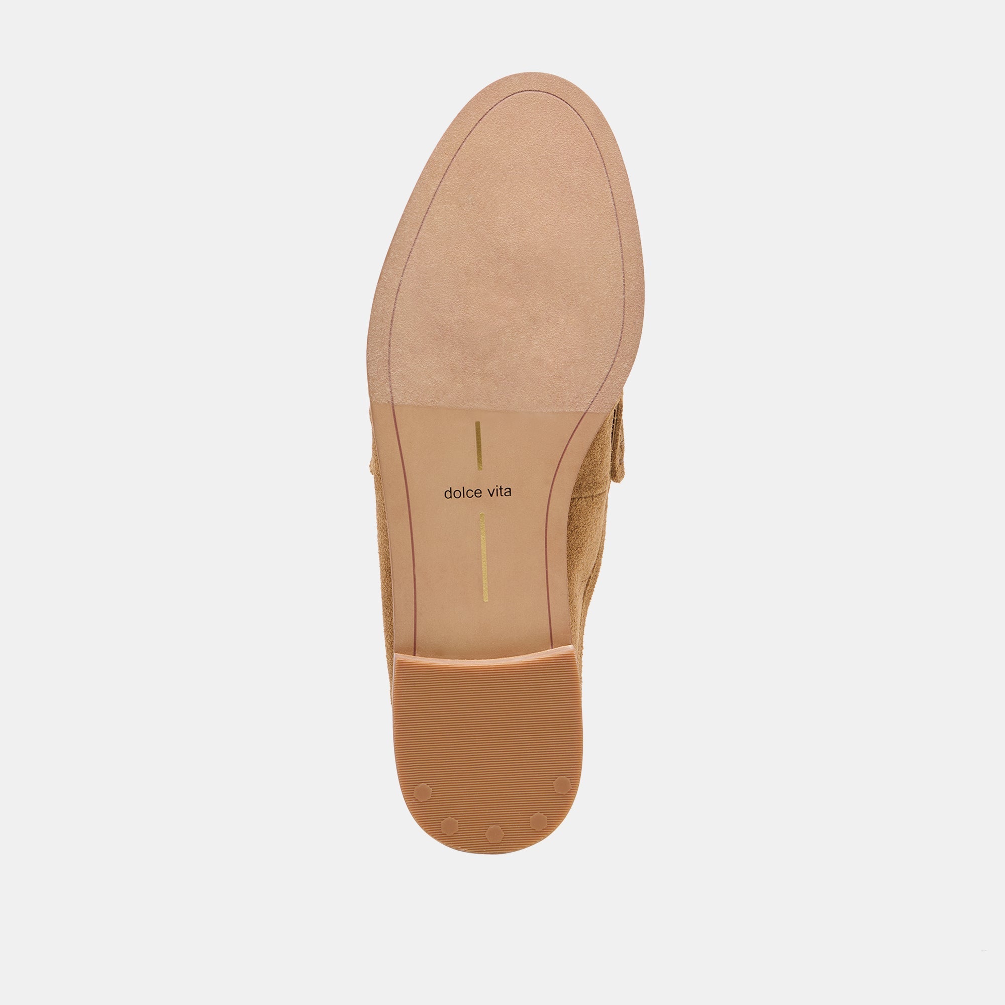 Dolce Vita SHOES | BETZY Lt Brown Suede Closed-Toe Slip-On Loafers
