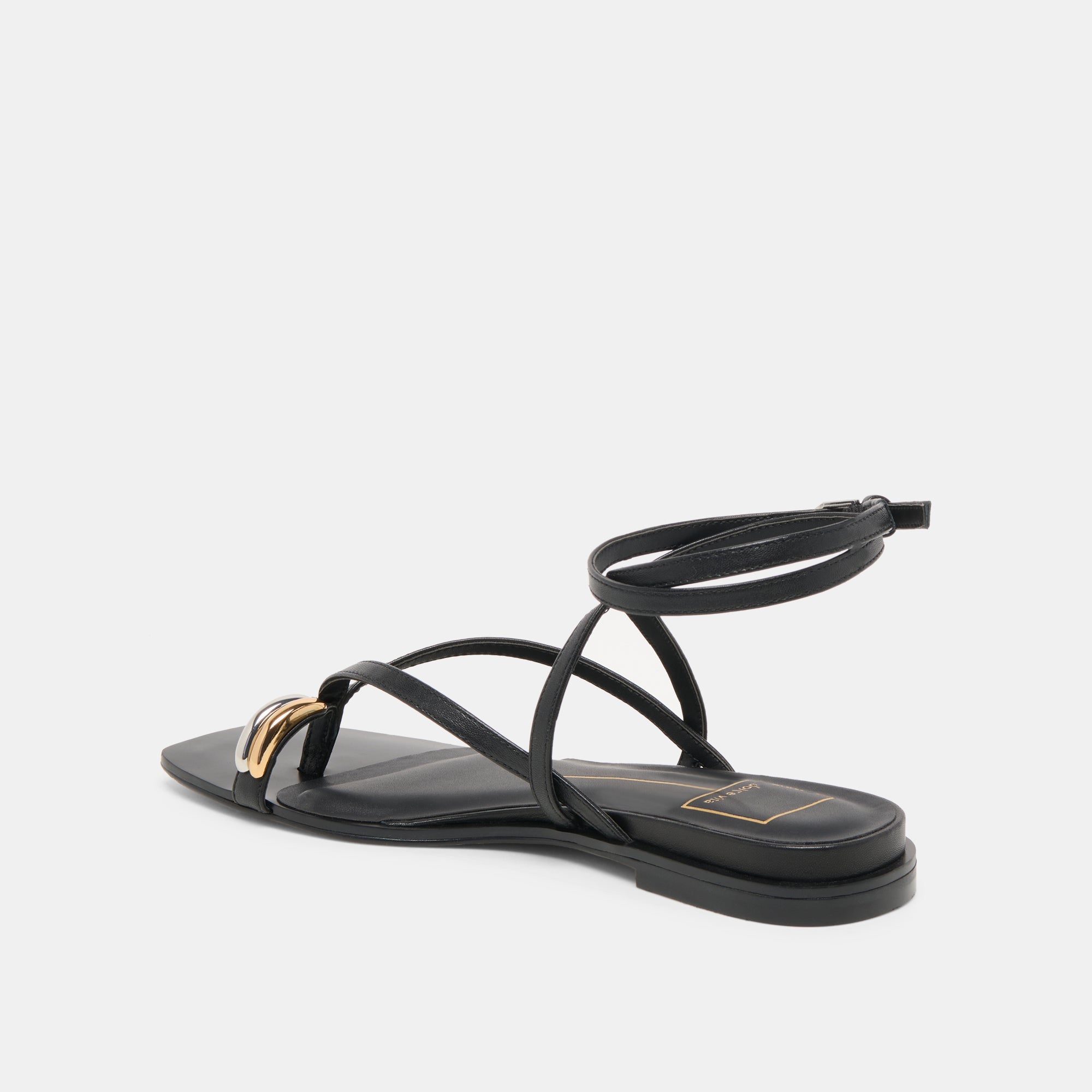 Dolce Vita SHOES | Tyrice Black Leather Sandals