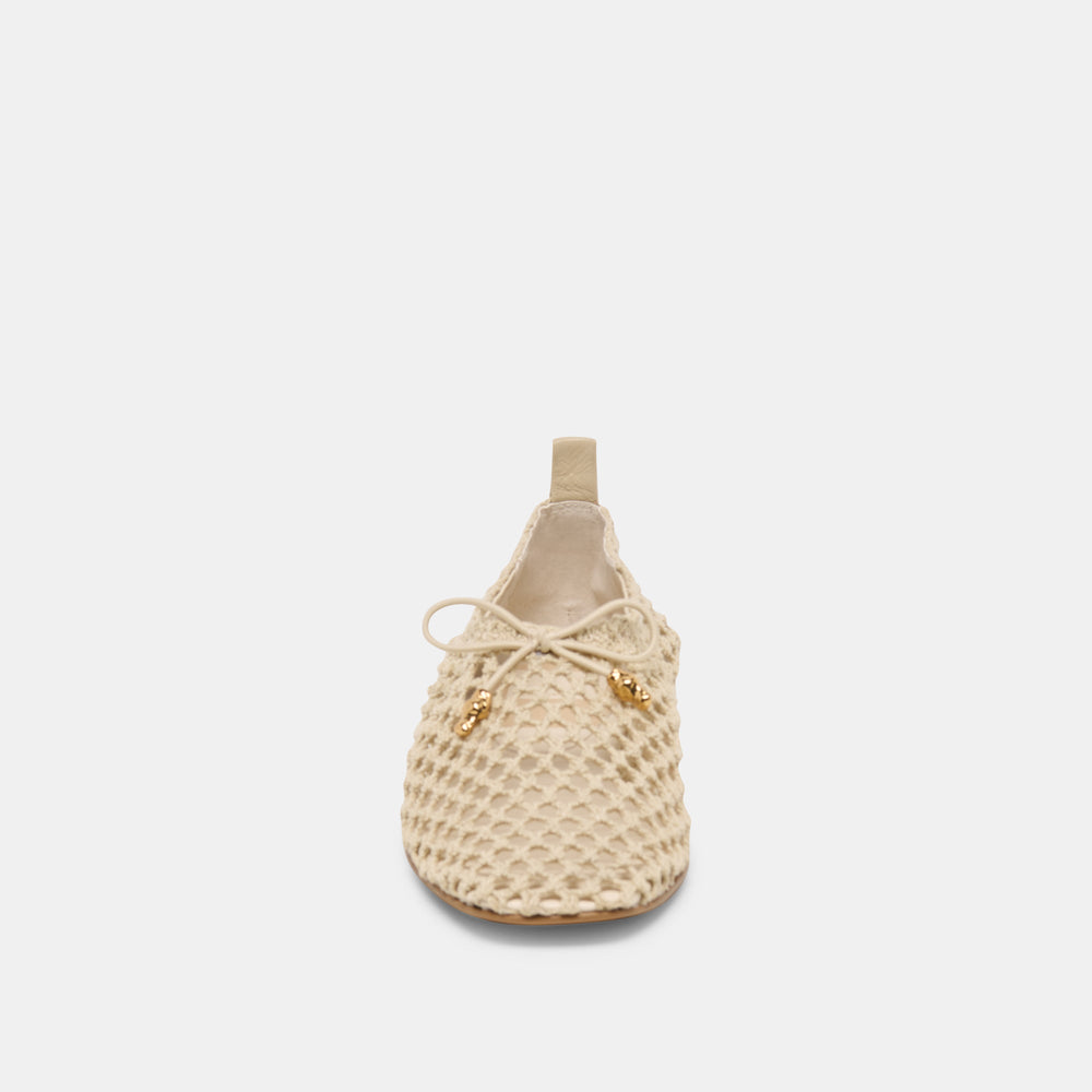 Dolce Vita SHOES | Kaylyn Oatmeal Crochet Flats