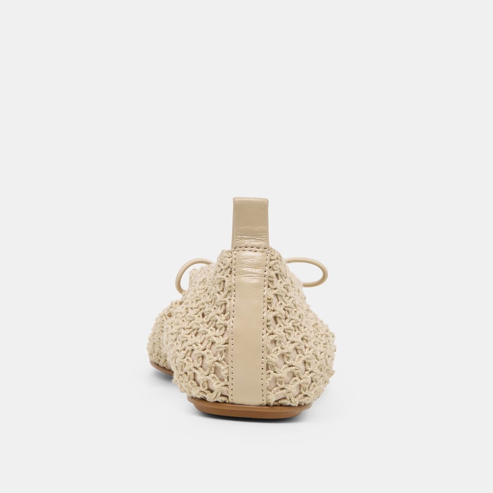 Dolce Vita SHOES | Kaylyn Oatmeal Crochet Flats