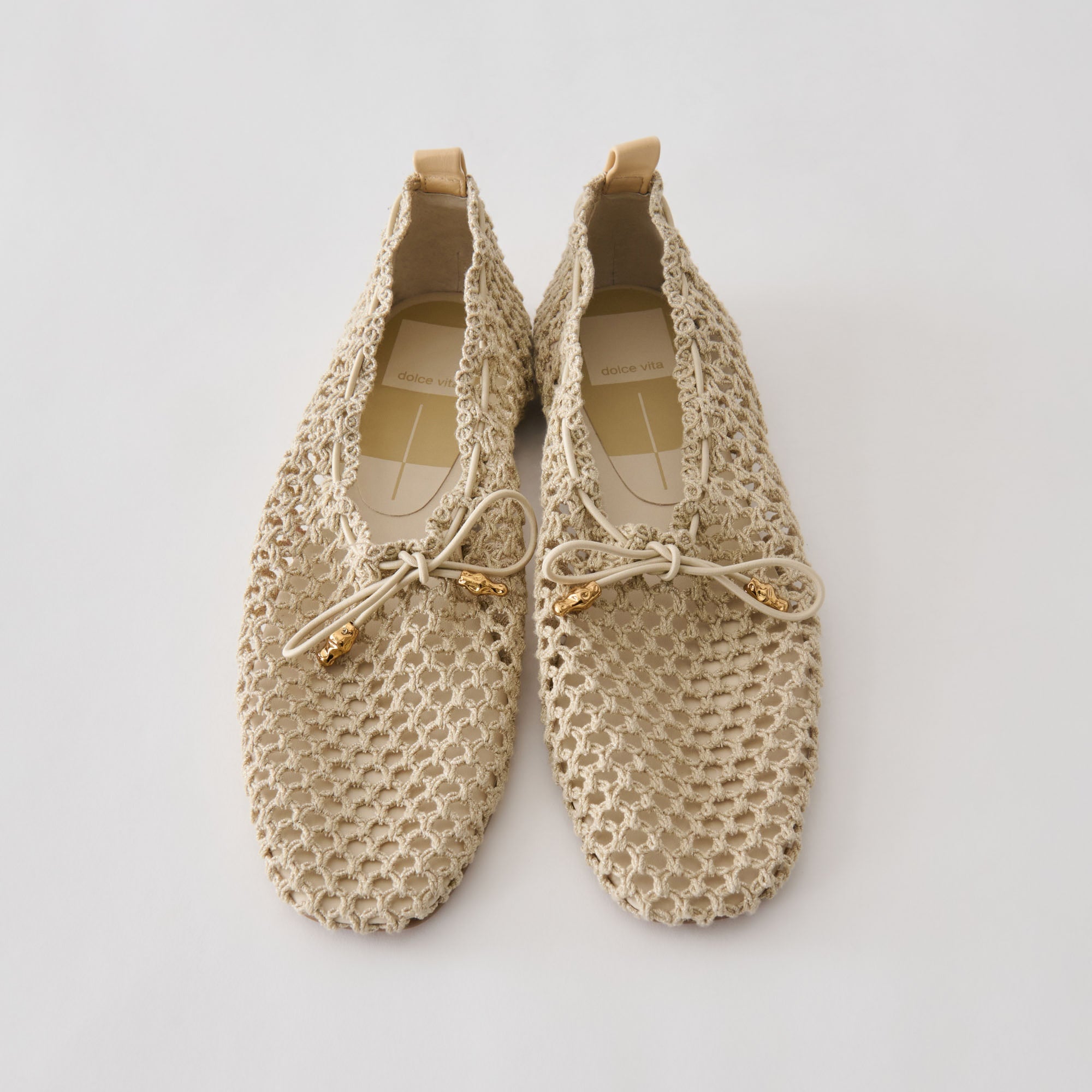 Dolce Vita SHOES | Kaylyn Oatmeal Crochet Flats