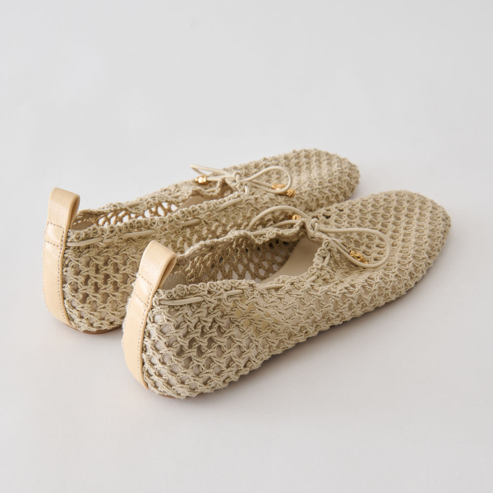 Dolce Vita SHOES | Kaylyn Oatmeal Crochet Flats