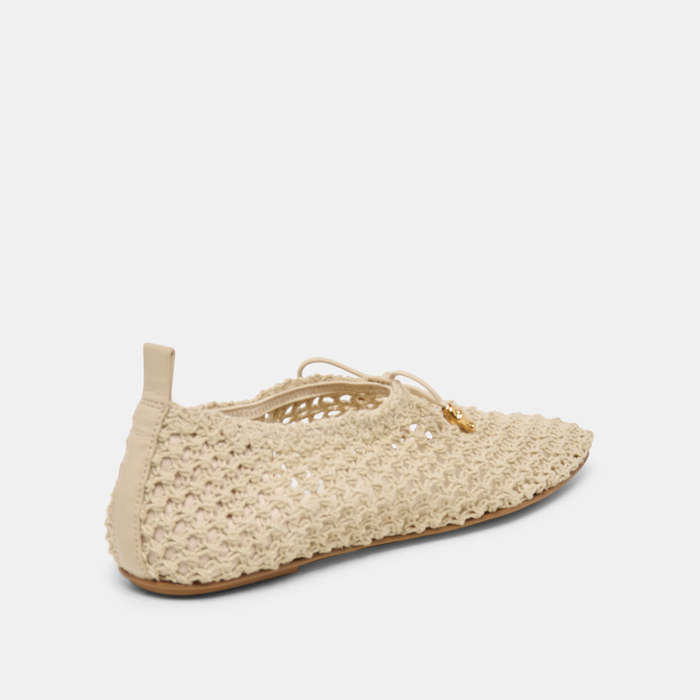 Dolce Vita SHOES | Kaylyn Oatmeal Crochet Flats
