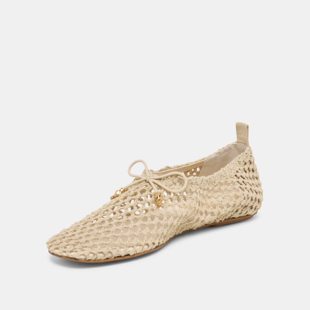 Dolce Vita SHOES | Kaylyn Oatmeal Crochet Flats