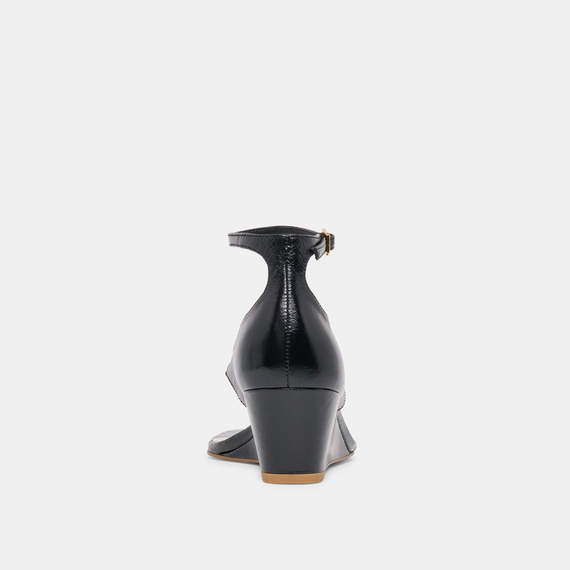 Dolce Vita SHOES | Quinny Black Leather Wedges