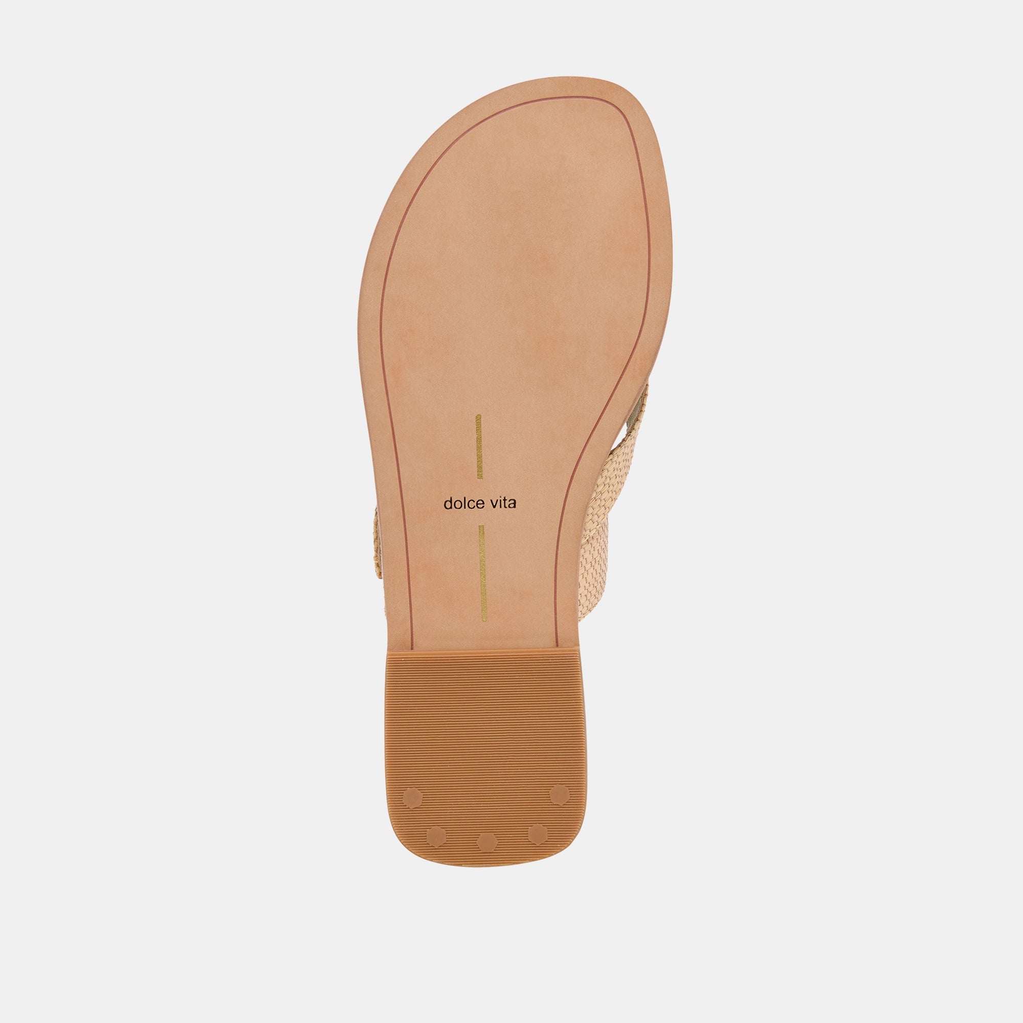 Dolce Vita SHOES | SHORE Sand Raffia Flip-Flop Buckled Sandals