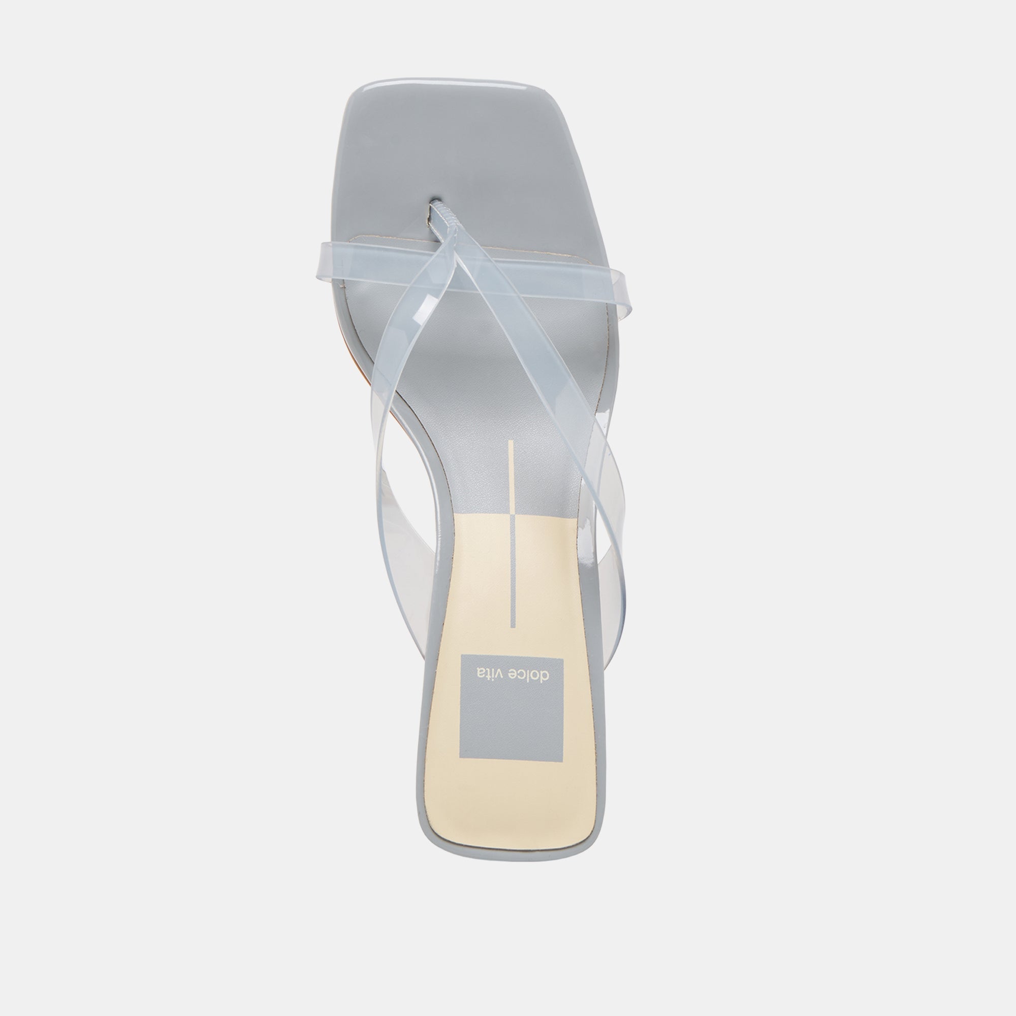 Dolce Vita SHOES | Brevel Vinyl Dusty Blue Jelly Heels