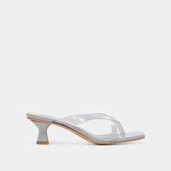 Dolce Vita SHOES | Brevel Vinyl Dusty Blue Jelly Heels