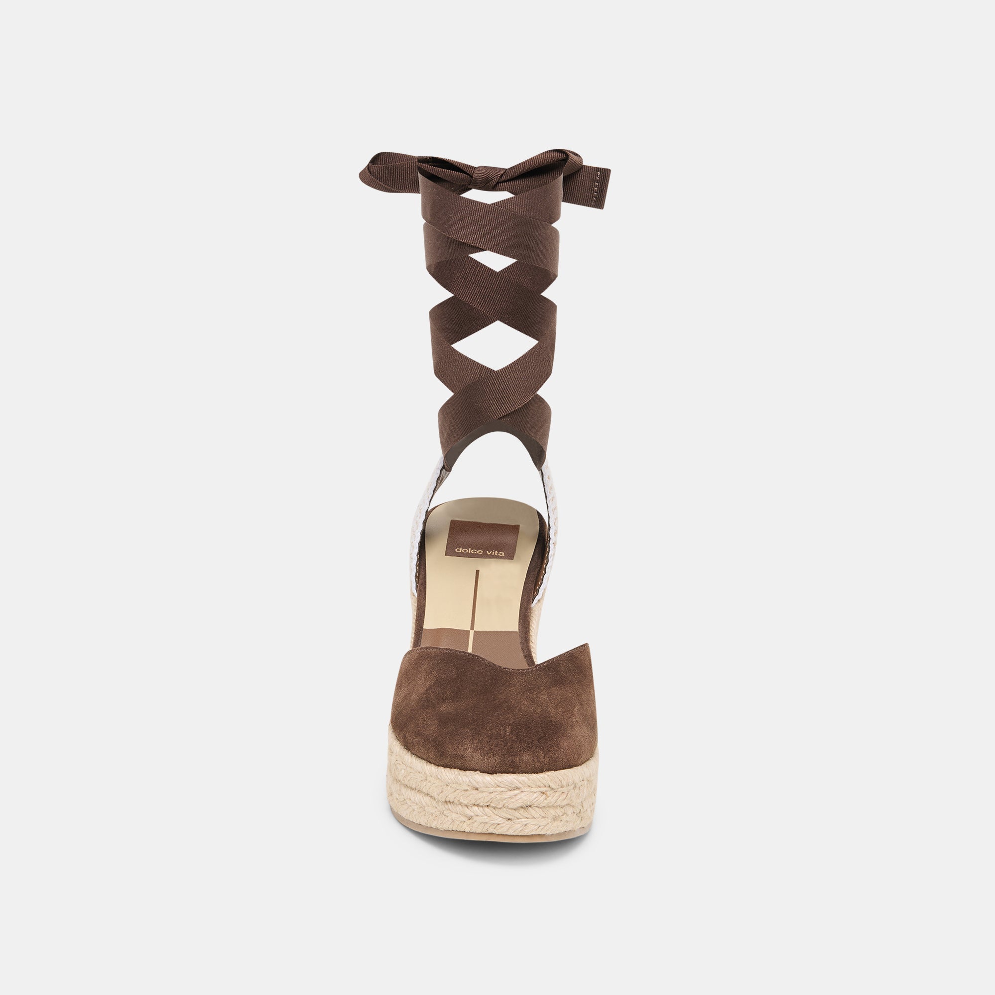 Dolce Vita SHOES | Noura Dk Brown Suede Wedges