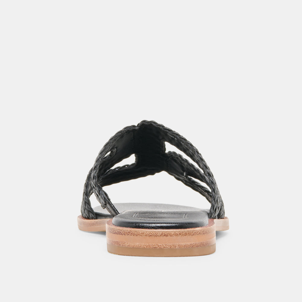 Dolce Vita SHOES | EMON Black Stella Slide Open-Toe Sandals
