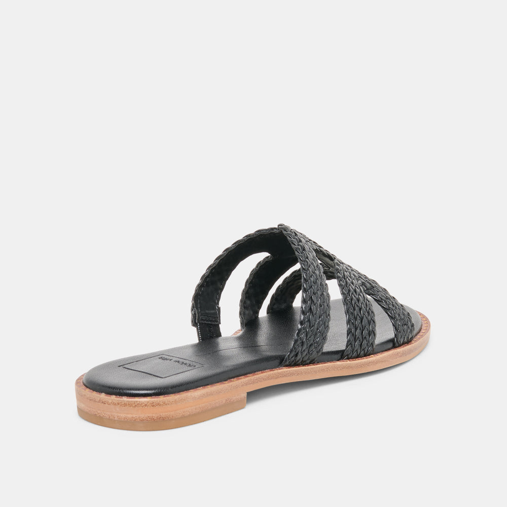 Dolce Vita SHOES | EMON Black Stella Slide Open-Toe Sandals