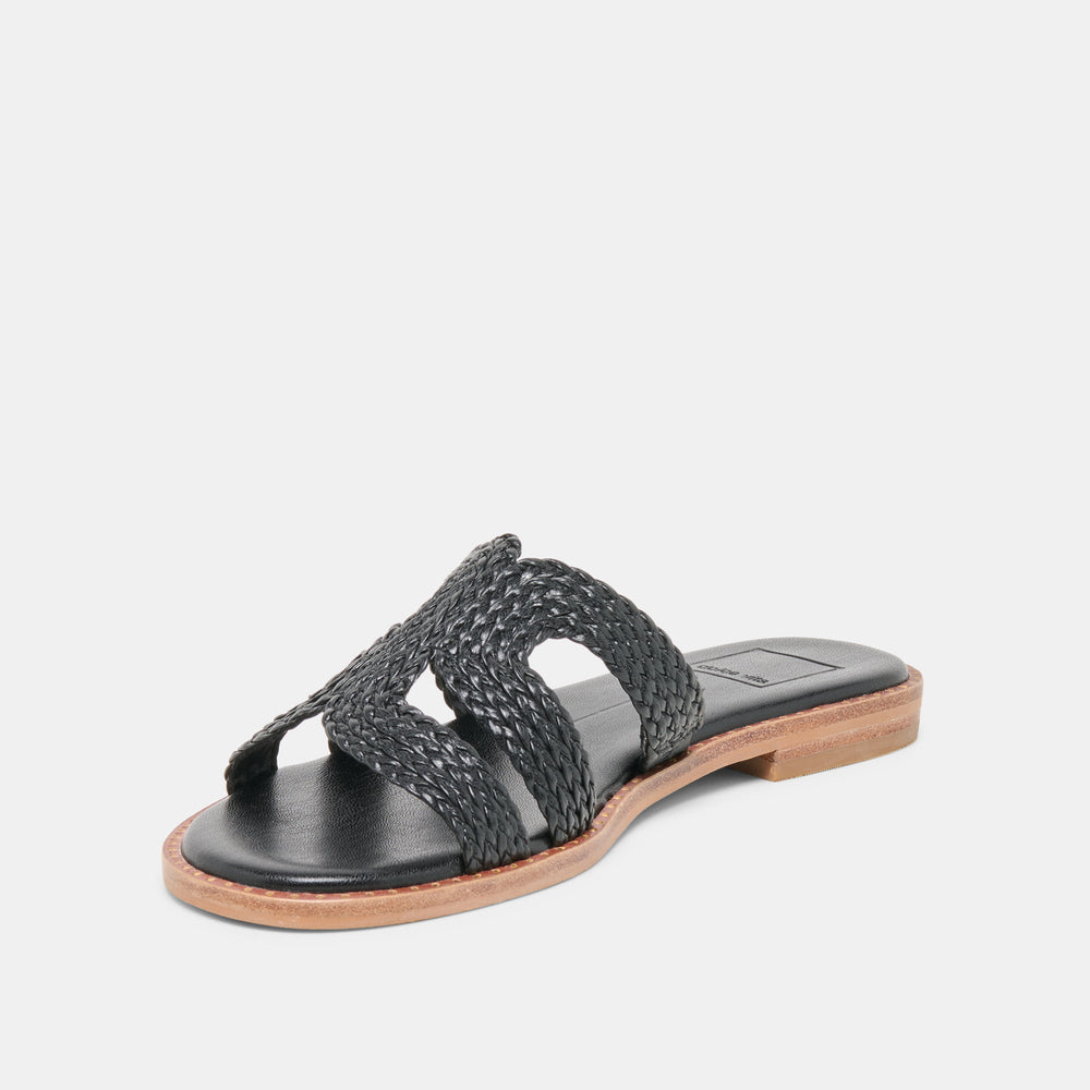 Dolce Vita SHOES | EMON Black Stella Slide Open-Toe Sandals