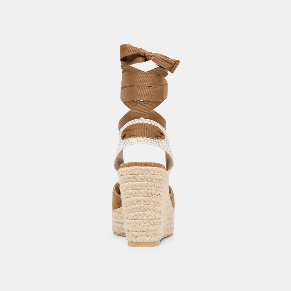 Dolce Vita SHOES | Noura Lt Brown Suede Wedges