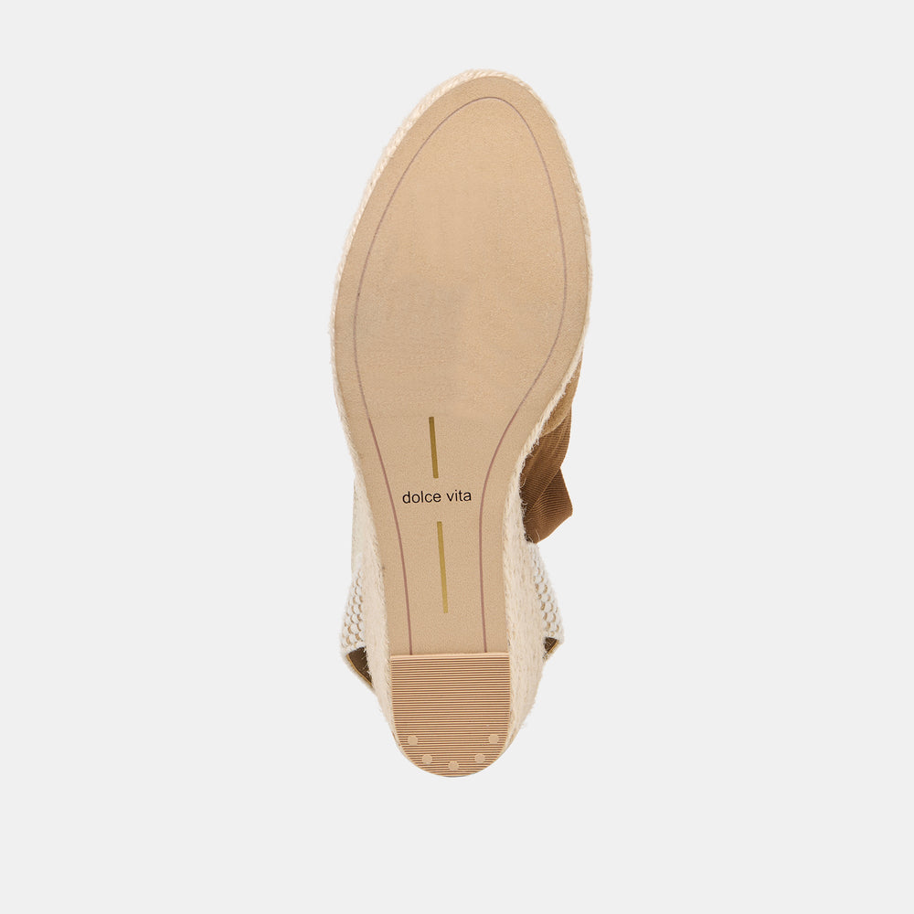 Dolce Vita SHOES | Noura Lt Brown Suede Wedges