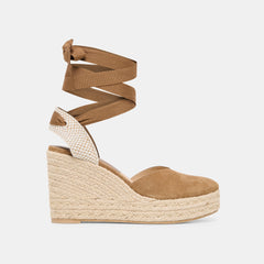Dolce Vita SHOES | Noura Lt Brown Suede Wedges