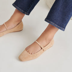 Dolce Vita SHOES | Reyes Bamboo Suede Ballet Flats