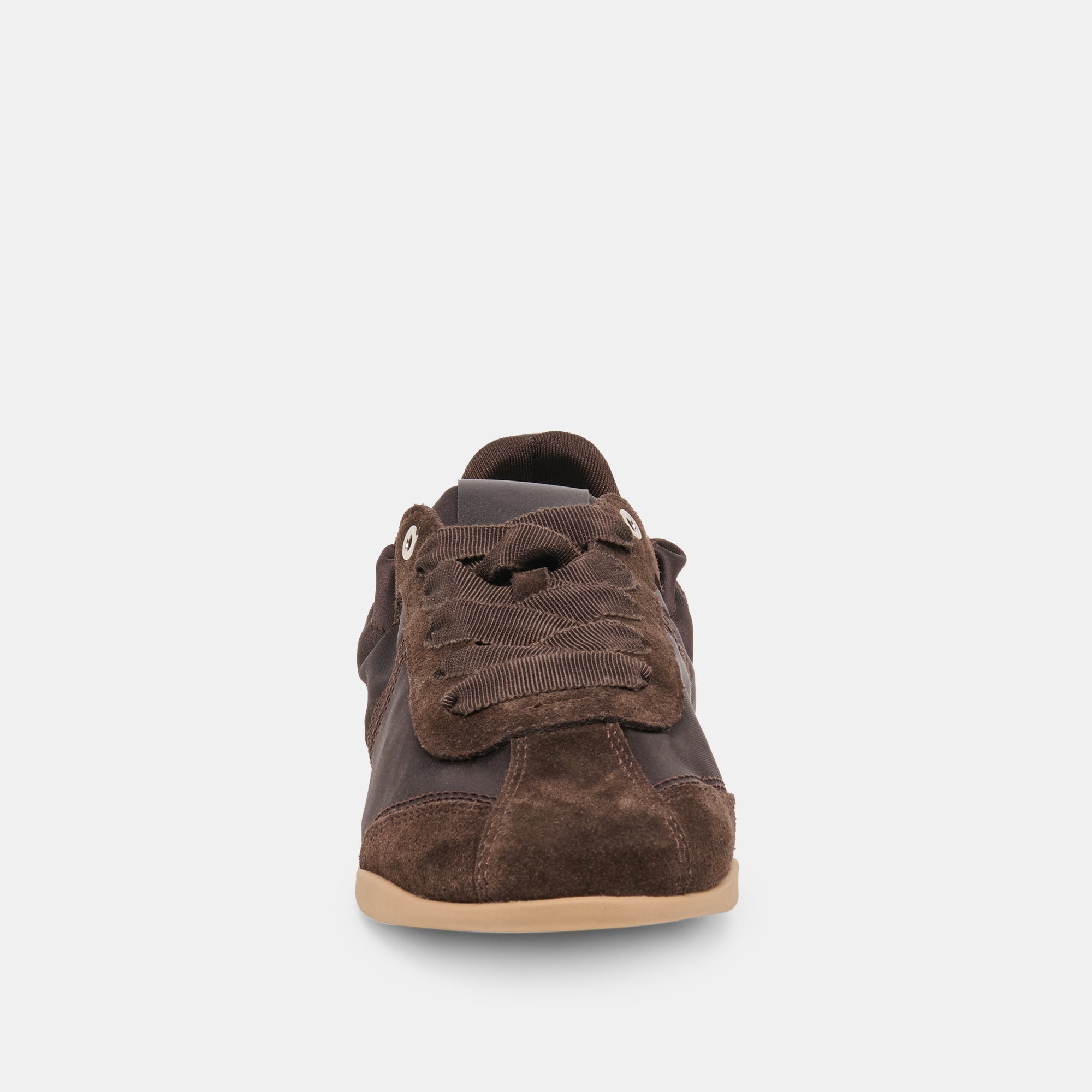 Dolce Vita SHOES | Dakoda Dk Brown Satin Sneakers
