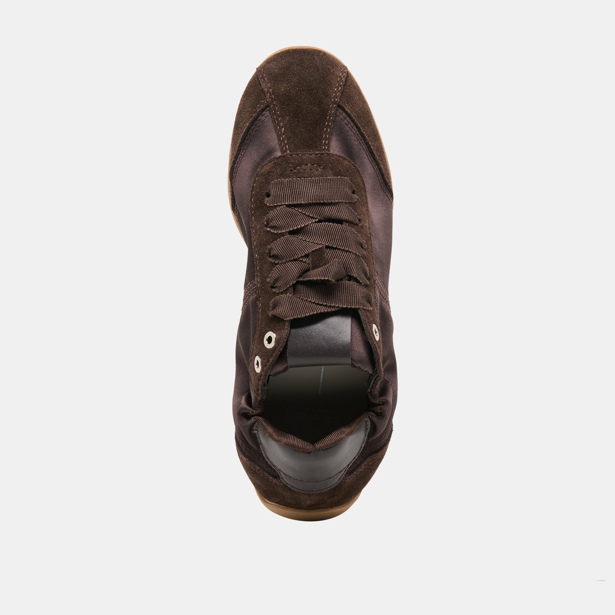 Dolce Vita SHOES | Dakoda Dk Brown Satin Sneakers