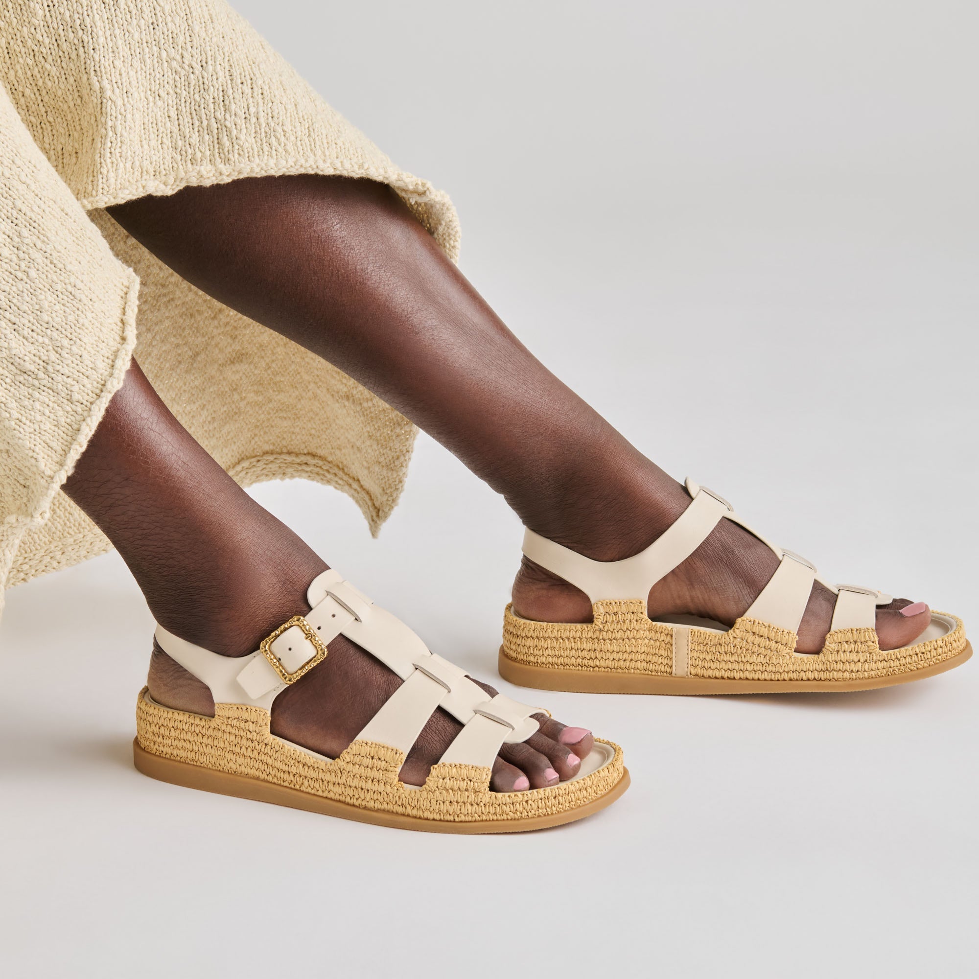 Dolce Vita SHOES | Shenna Bone Leather Sandals