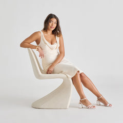 Dolce Vita SHOES | Ysabel True White Satin Heels