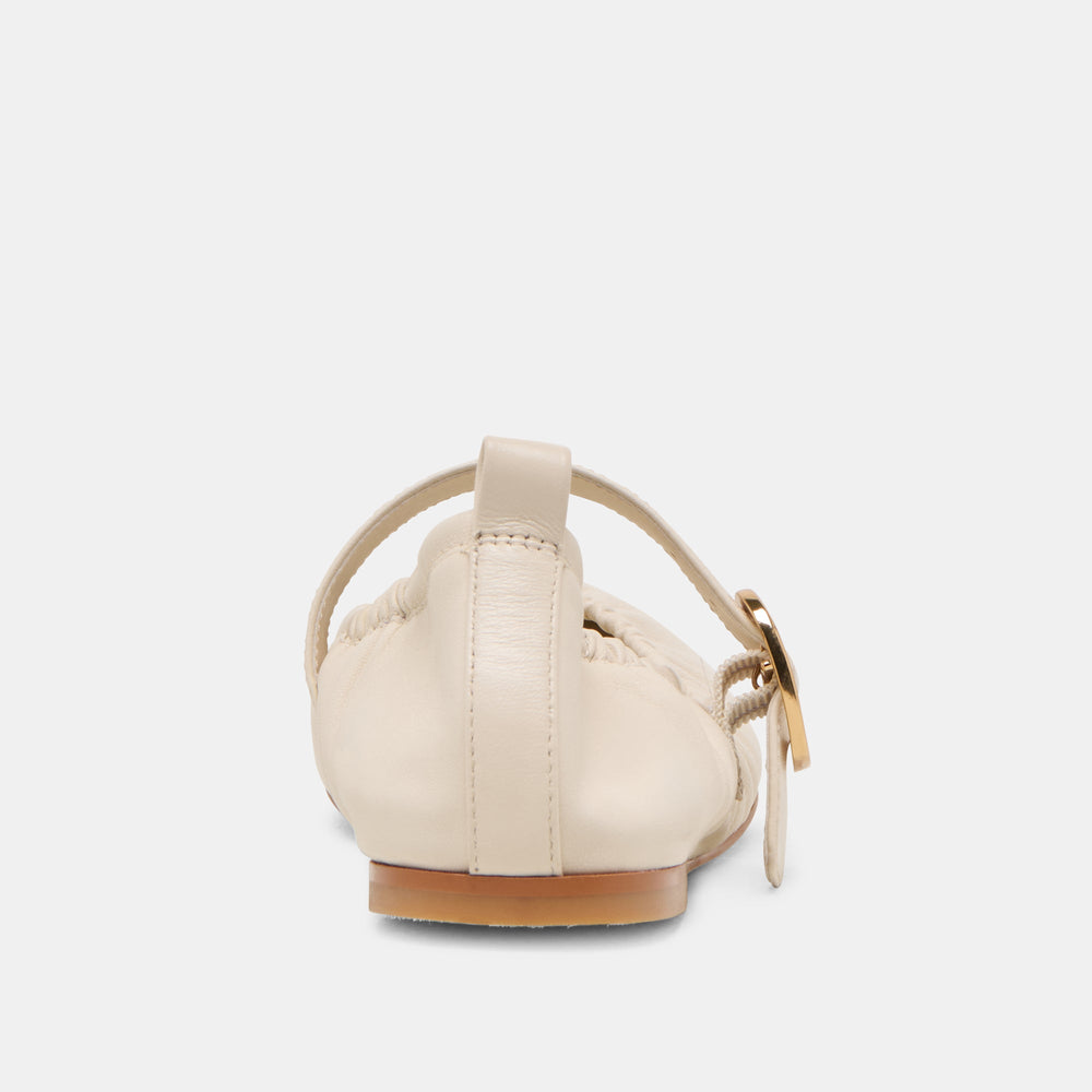 Dolce Vita SHOES | Caely Bone Leather Ballet Flats