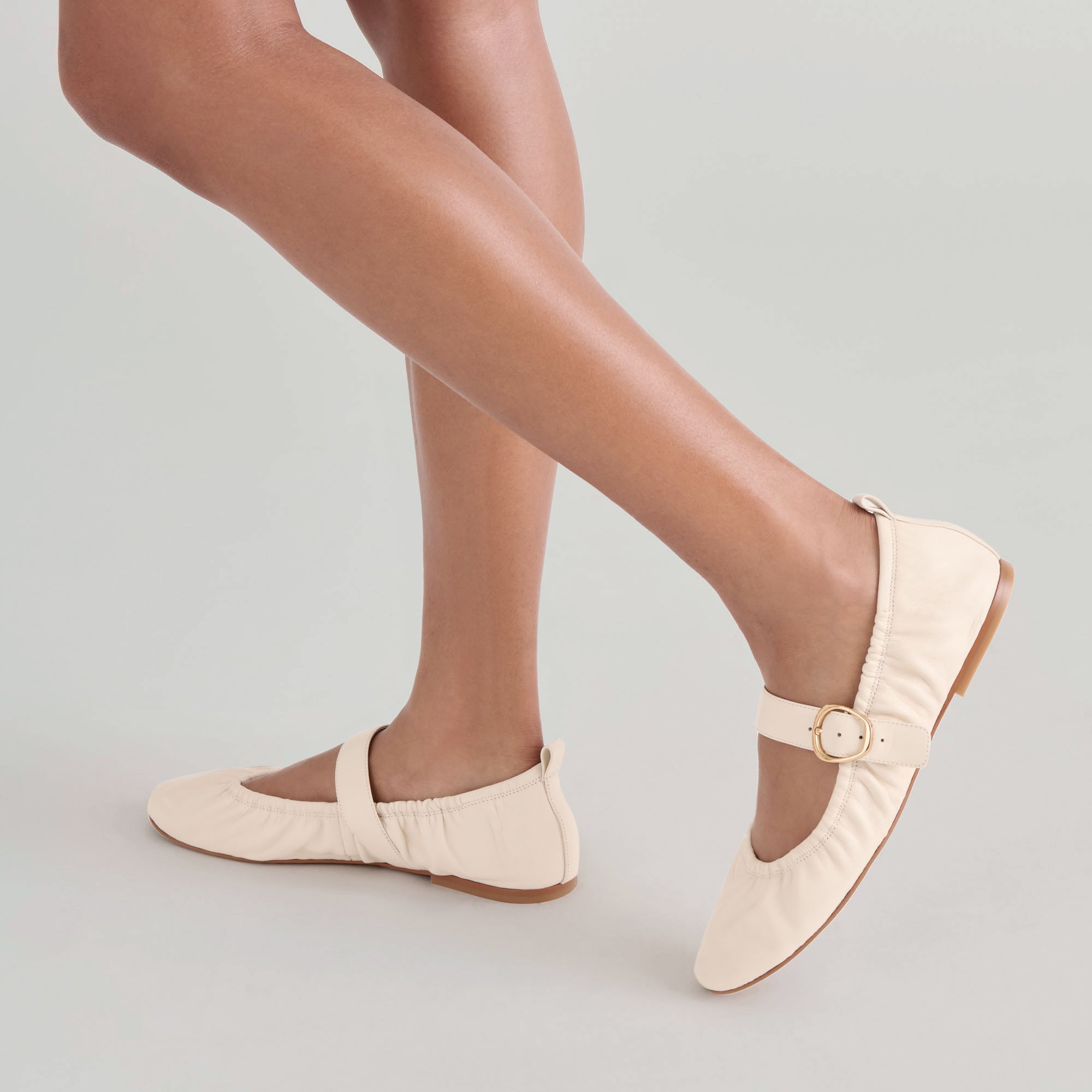Dolce Vita SHOES | Caely Bone Leather Ballet Flats