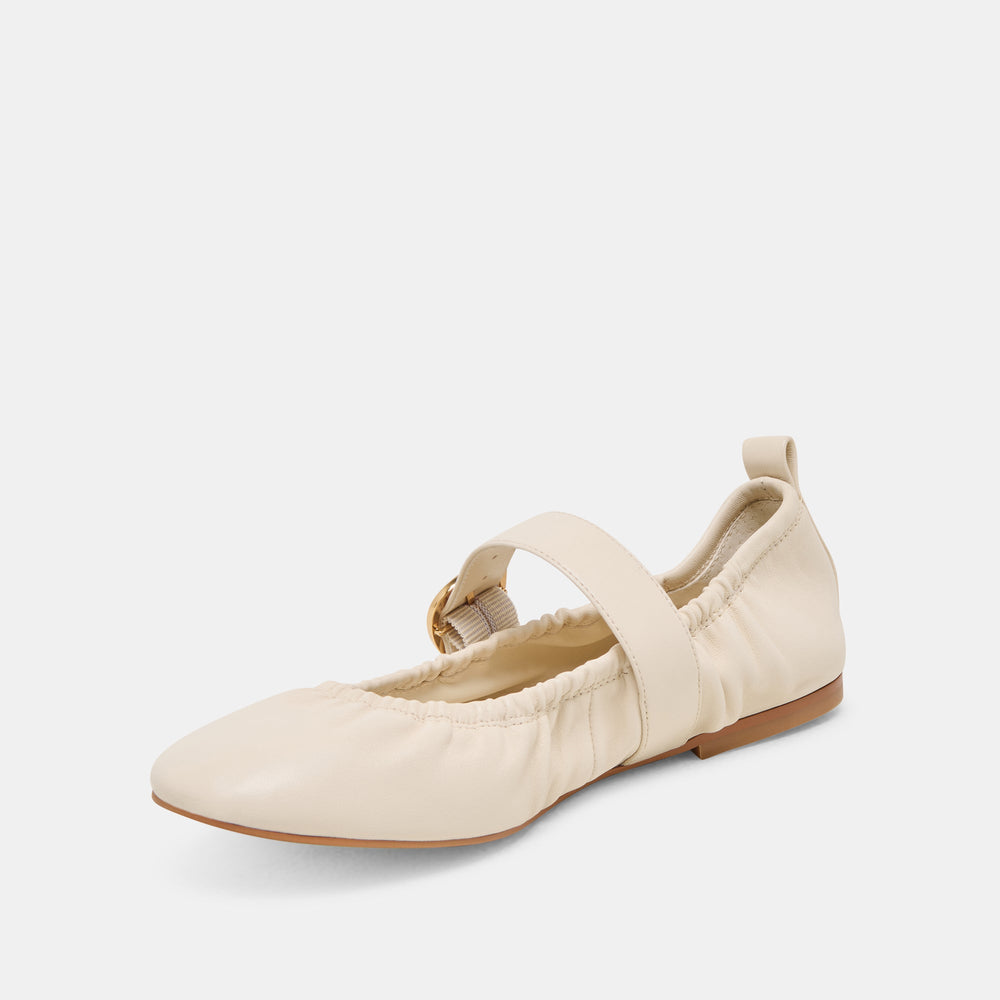 Dolce Vita SHOES | Caely Bone Leather Ballet Flats