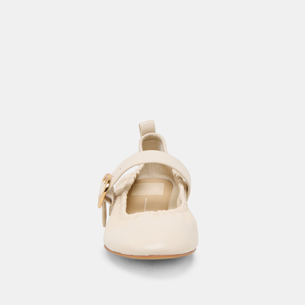 Dolce Vita SHOES | Caely Bone Leather Ballet Flats