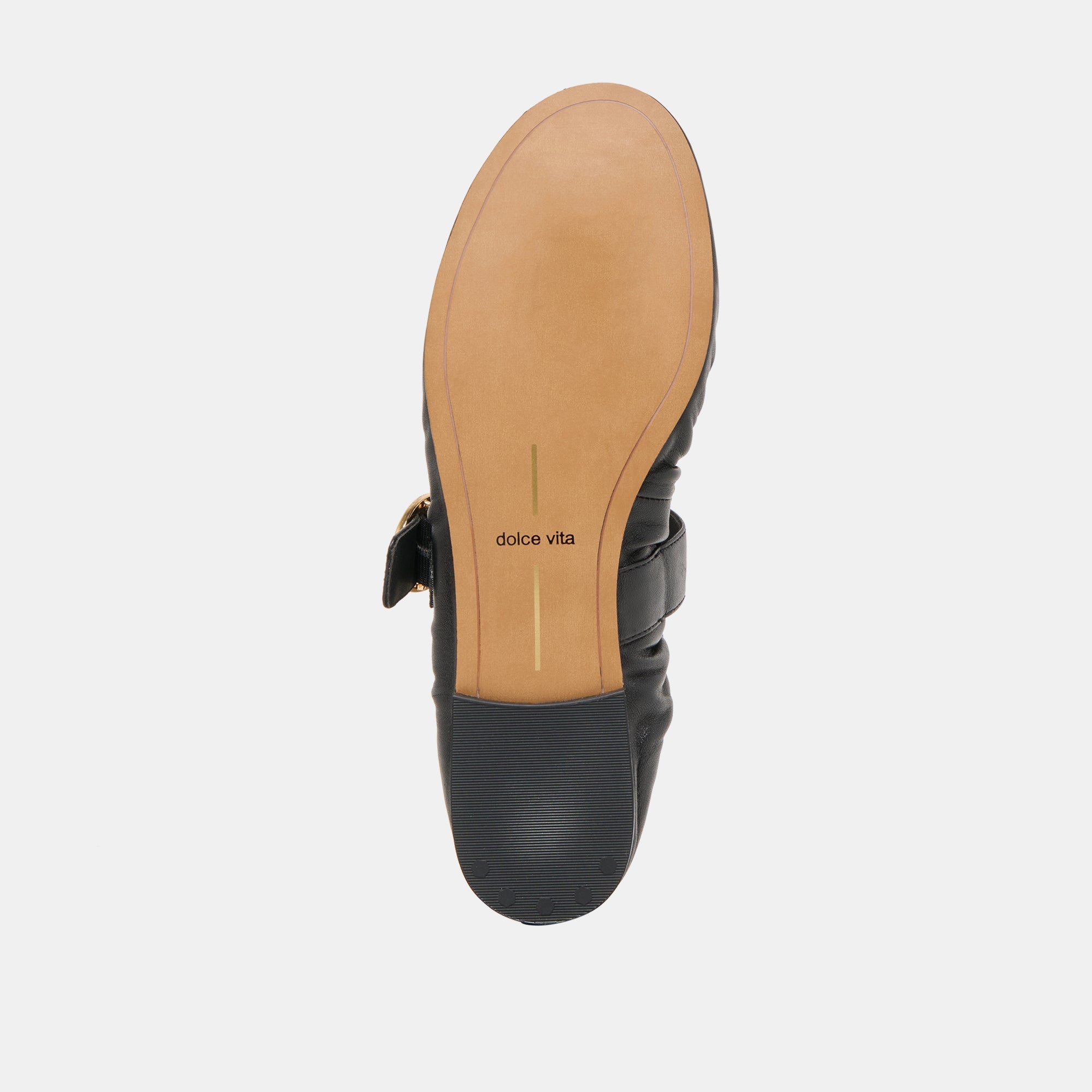 Dolce Vita SHOES | Caely Black Leather Ballet Flats