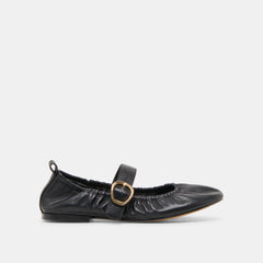 Dolce Vita SHOES | Caely Black Leather Ballet Flats