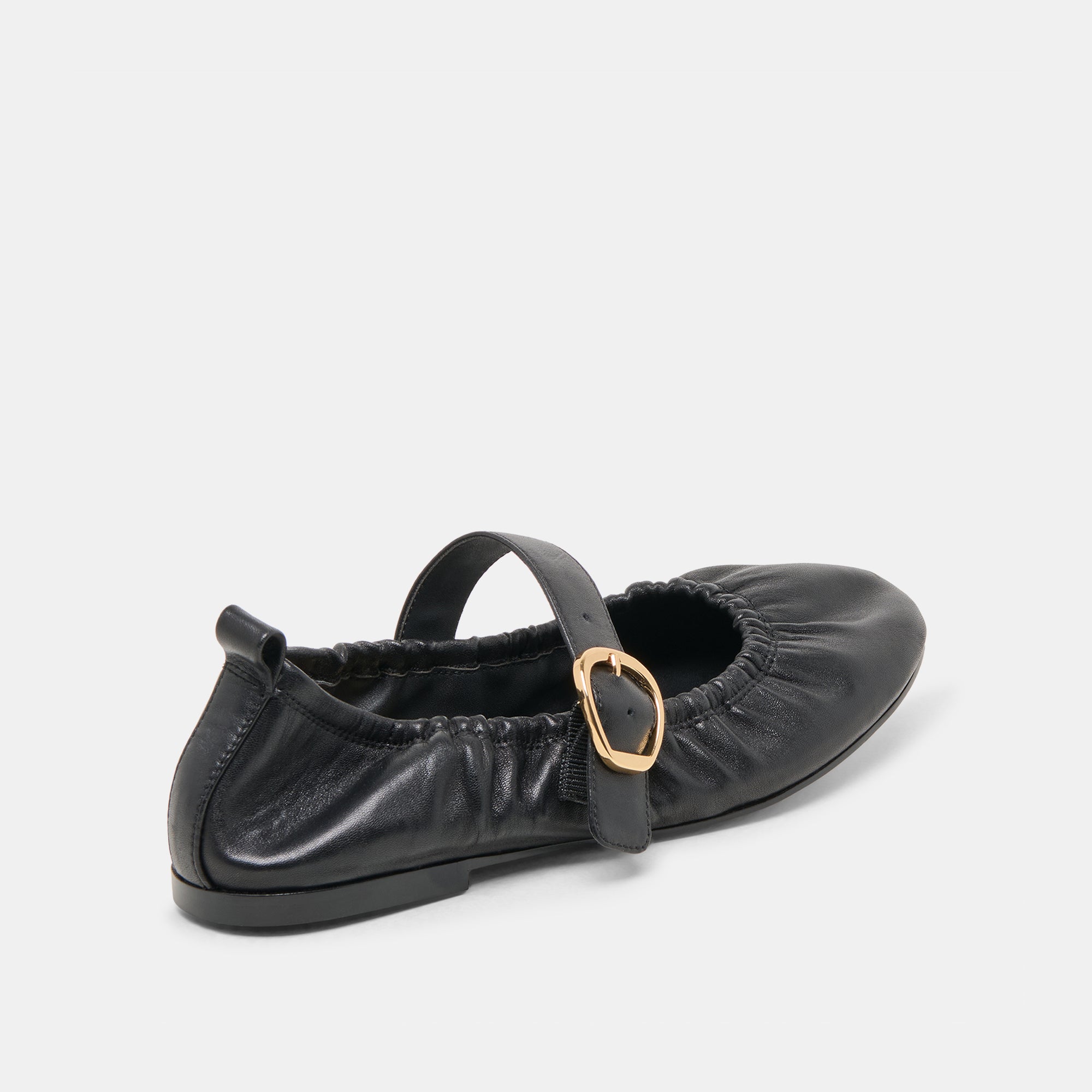 Dolce Vita SHOES | Caely Black Leather Ballet Flats