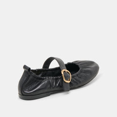 Dolce Vita SHOES | Caely Black Leather Ballet Flats