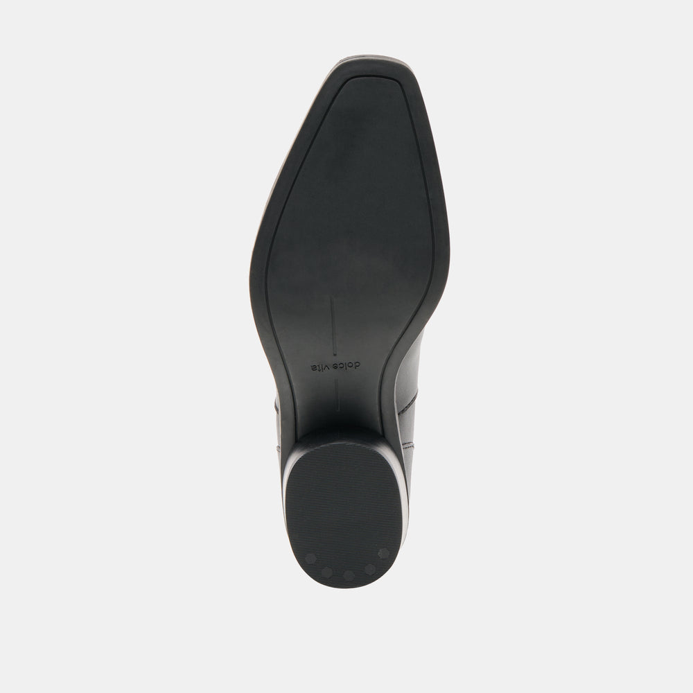 Dolce Vita SHOES | Faint H2O Waterproof Black Leather Booties