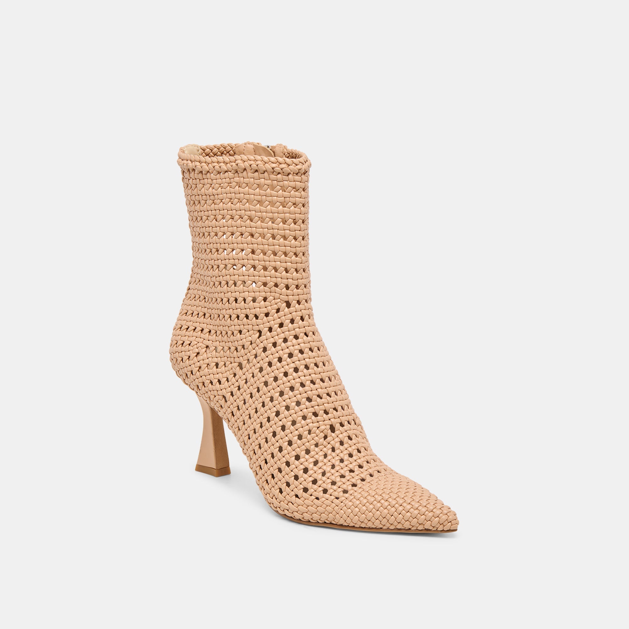 Dolce Vita SHOES | Embry Lt Tan Woven Stella Booties