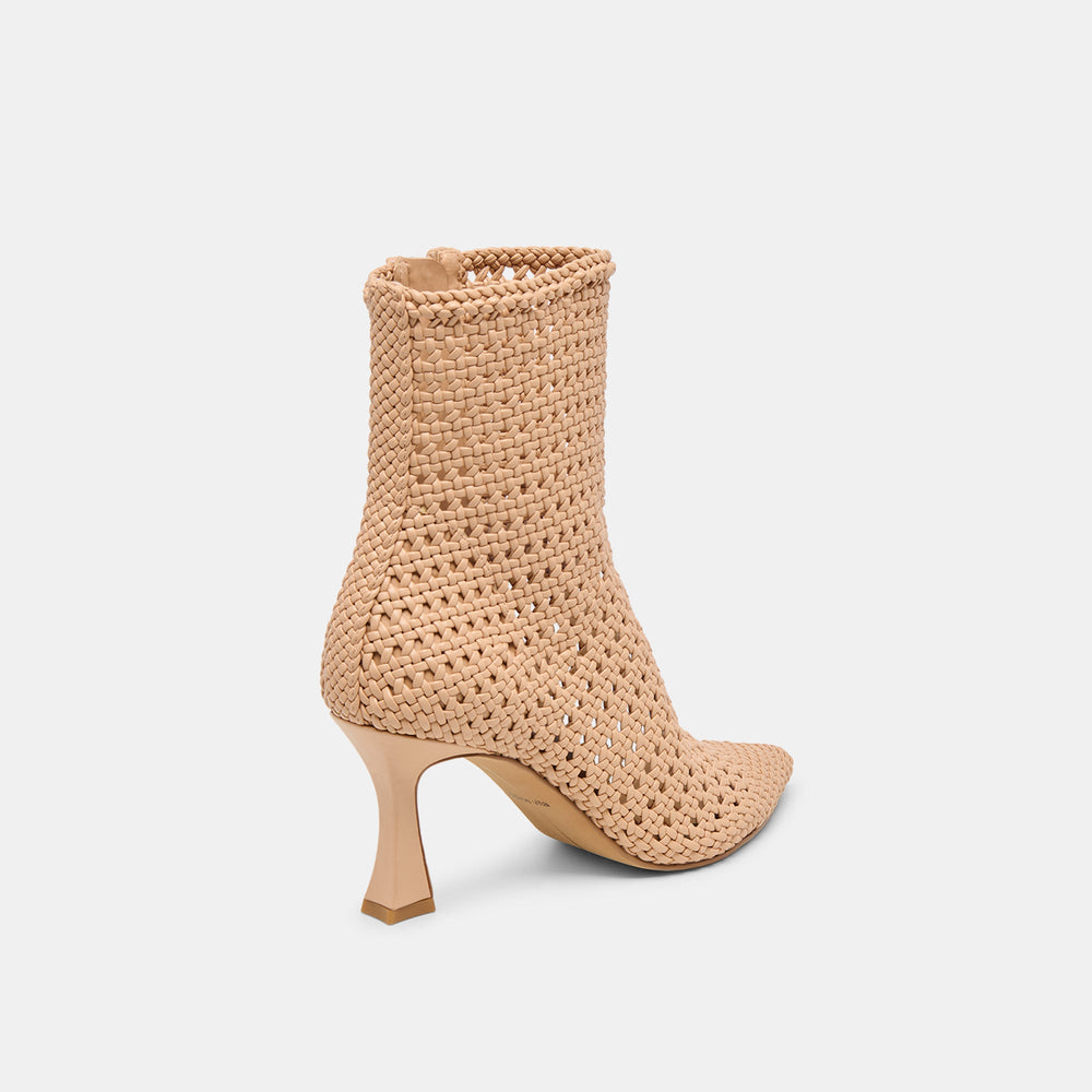Dolce Vita SHOES | Embry Lt Tan Woven Stella Booties